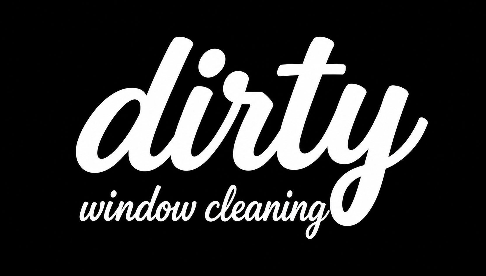 Dirty Window Cleaning Logo