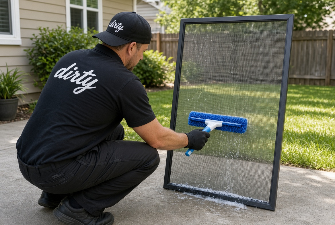 Screen cleaning