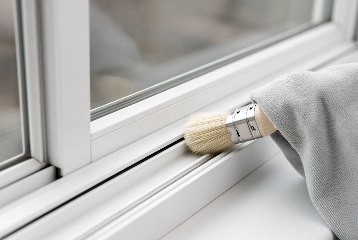 Window track cleaning
